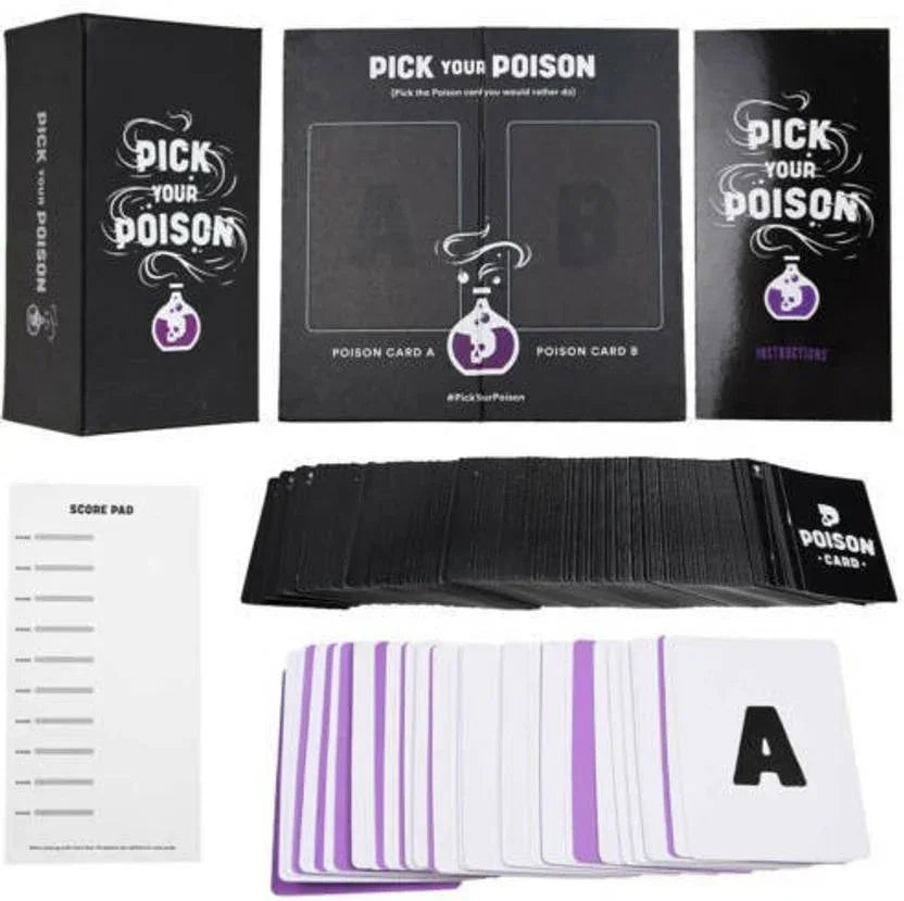 Pick Your Poison Party Card Game - Jaiman Toys