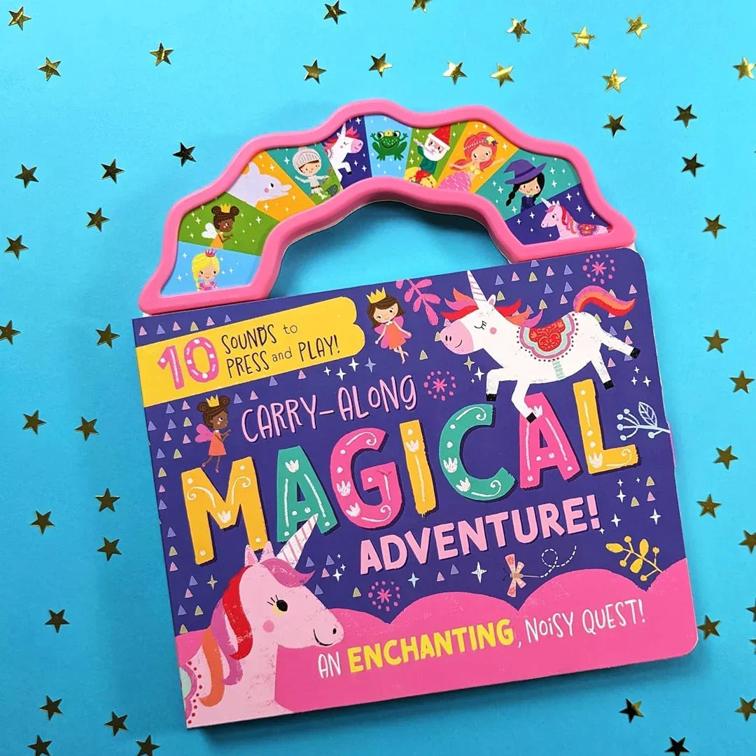 NORTH PARAD Magical Adventure Sound Book – Press & Play Fairy & Unicorn Sounds Interactive Board Book for Toddlers
