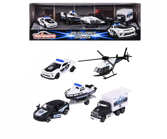 Majorette - Police Force 4 Pieces Giftpack - Jaiman Toys
