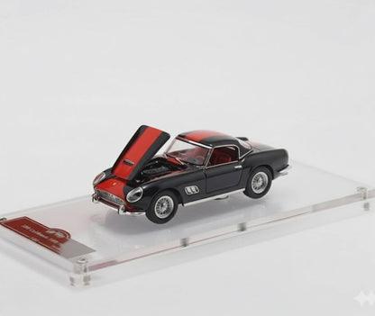 GFCC 1:64 1960 SWB Ferrari 250GT California Red/Black Limited Edition Convertible Diecast Car Model