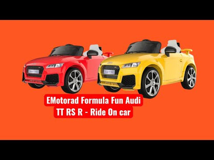 EMotorad Formula Fun AUDI TT RS Remote Control Toy Car – High-Speed Racing Model - Red