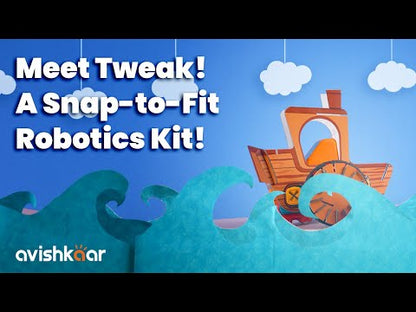 Avishkaar Tweak Robotics Kit for Kids | Modular STEM Toy with Block Coding & Sensors