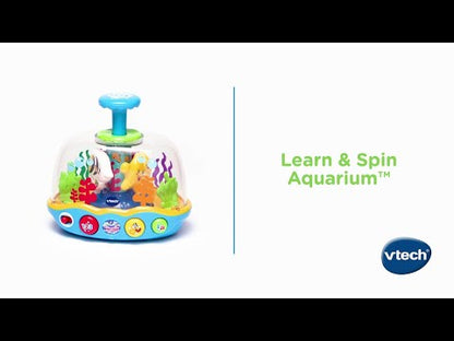 VTech Learn & Spin Aquarium | Interactive Musical Learning Aquarium Toy with Lights, Sounds & Spinning Sea Animals