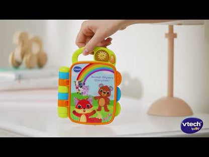 VTech Animal Rhymes Storytime Interactive Musical Learning Book | 45+ Songs, Melodies, Sounds & Phrases for Babies 9-36 Months