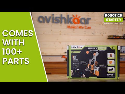 Avishkaar Robotics Starter Kit | 100-in-1 STEM Robotics & Coding Kit for Ages 8+