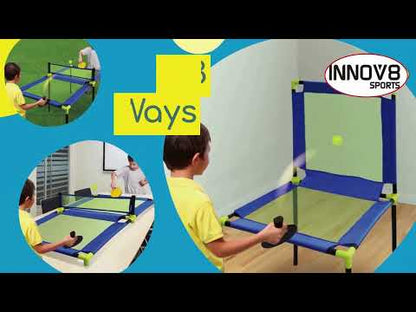 Innov8 Rebound Pong Table, Indoor/Outdoor Game Set with 2 Paddles and 2 Balls