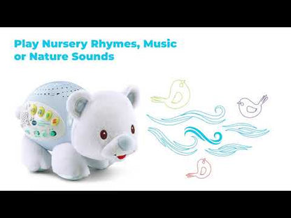 VTech Baby Lil' Critters Soothing Starlight Polar Bear Nursery Projector | Musical Night Light, Cry Sensor & Star Projection Sleep Soother