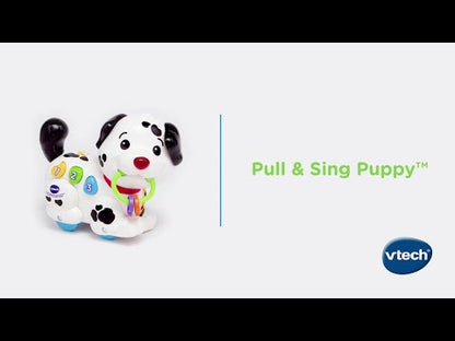 VTech Pull and Sing Puppy | Interactive Pull-Along Learning Toy with Lights, Music, Numbers & Sensory Play for Babies and Toddlers