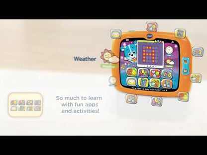 VTech Light-Up Baby Touch Tablet | Interactive Learning Tablet with Lights, Sounds, Music, Letters, Numbers & Pretend Apps | Pink