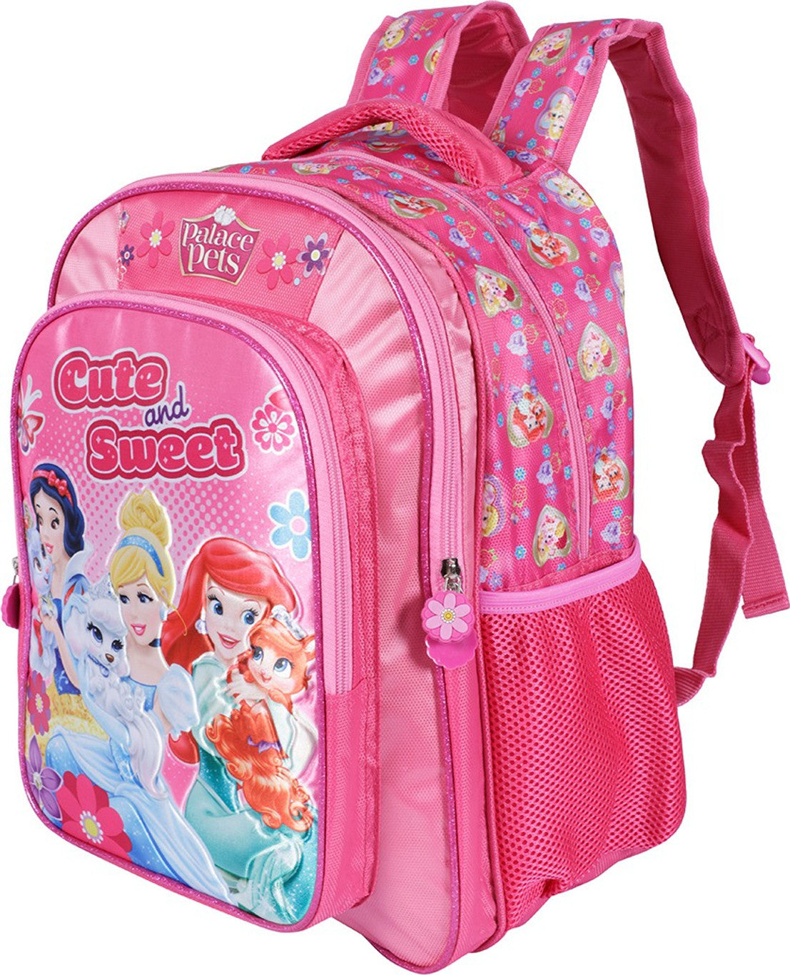 Disney Princess Cute & Sweet Pink Soft Bag 41 cm School Bag (Pink, 16 inch)