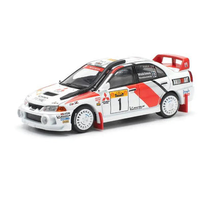 Pop Race 1:64 Mitsubishi Lancer Evolution IV – Safari Rally Kenya 1998 | Diecast Rally Model Car