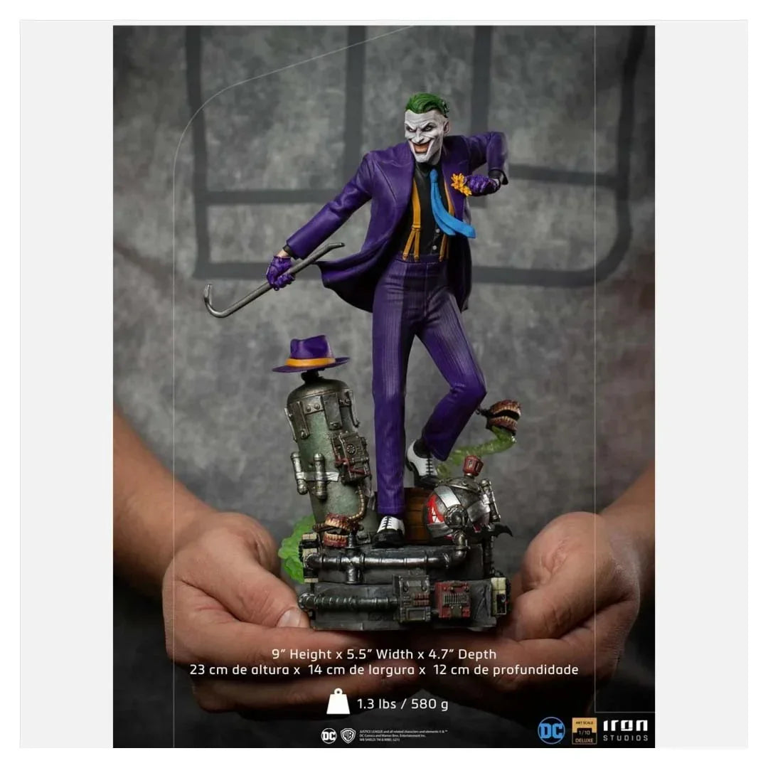 Iron Studios! Collectible Showpiece Statue The Joker Deluxe Version - DC Comics - Art Scale 1/10 - Jaiman Toys