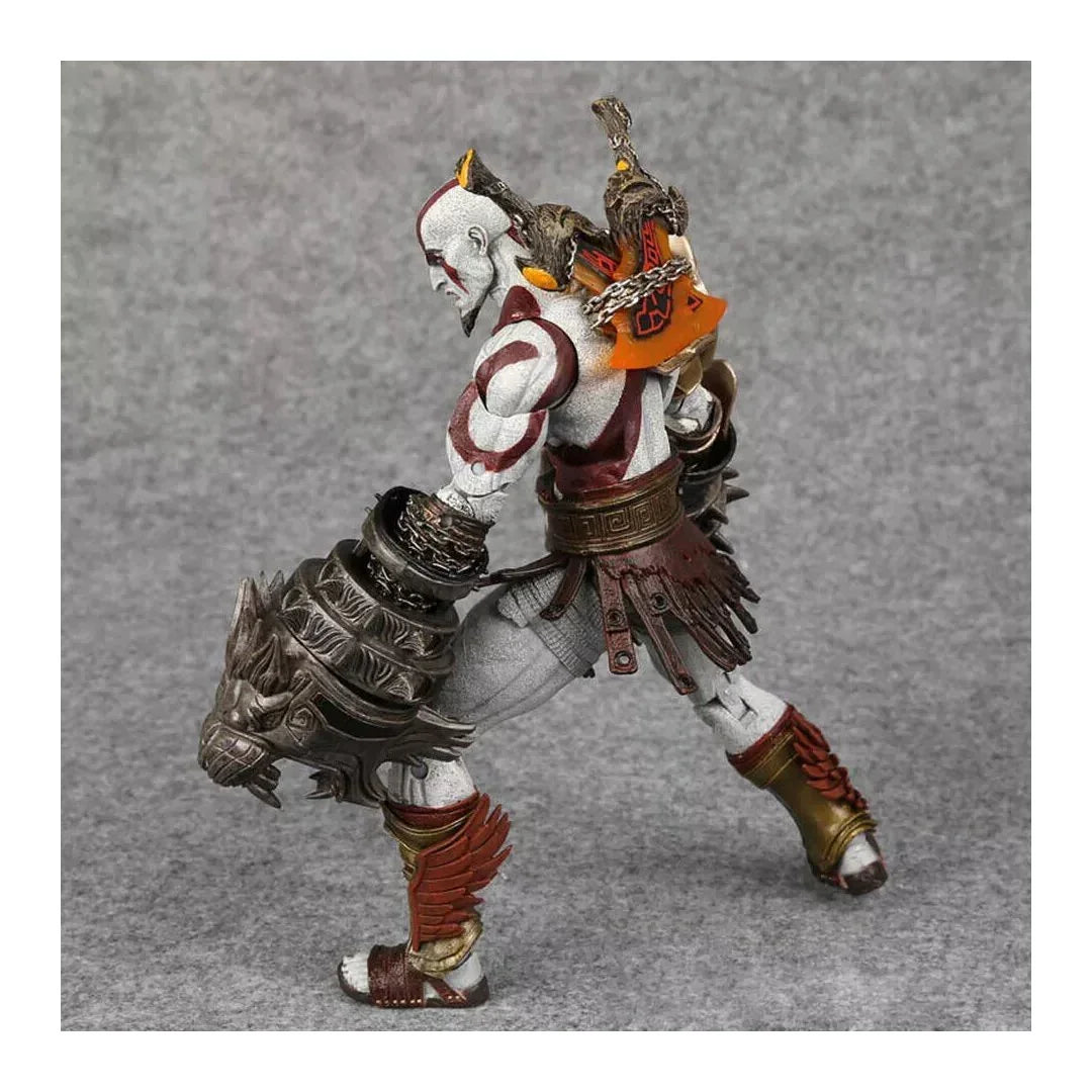 God of War 3 - Kratos - Character Model Action Figure - Anime Toy 7" Kratos Flame Knife Action Figure Figure Figure - Jaiman Toys