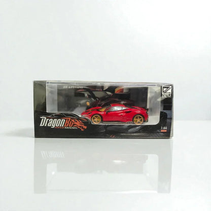 DCM & D.Bo Ferrari F8 Mansory Keyvany Red 1:64 scale car model - Jaiman Toys