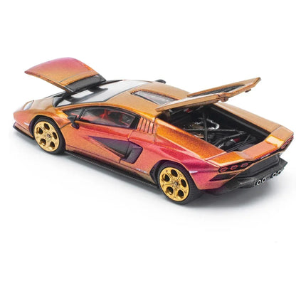 POP Race 1:64 Lamborghini Countach LP 800-4 – Blu Hal Diecast Model Car