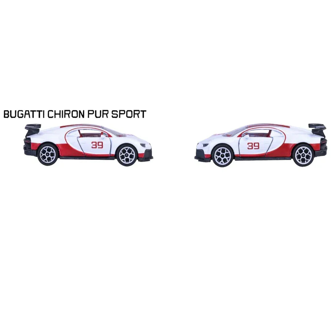 Majorette Bugatti Chiron Pur Sport Die-Cast Car | Premium 1:64 Scale Licensed Model | Ages 3+