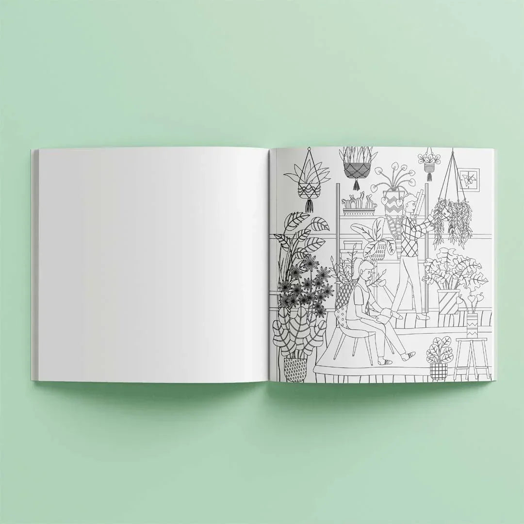 Art Maker Home Jungle Colouring Book - Jaiman Toys