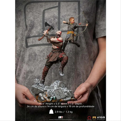 Iron Studios! Collectible Showpiece Statue Kratos and Atreus - God of War - BDS Art Scale 1/10 - Jaiman Toys