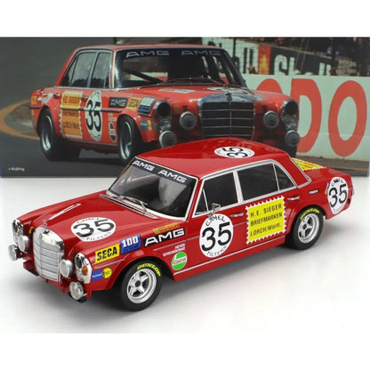Ghost Player 1:64 MERCEDES BENZ 300SEL AMG Red  #35 Diecast Model Car