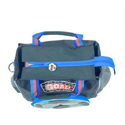 Goal! Soccer Ball Kids Backpack Vest Bag (32 x 26 cm) | Football-Themed School & Sports Backpack with Holographic Front Pocket