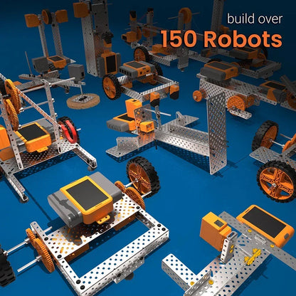 Avishkaar Robotics Advanced Kit | 150-Model STEM Coding & Robotics Set for Ages 10+