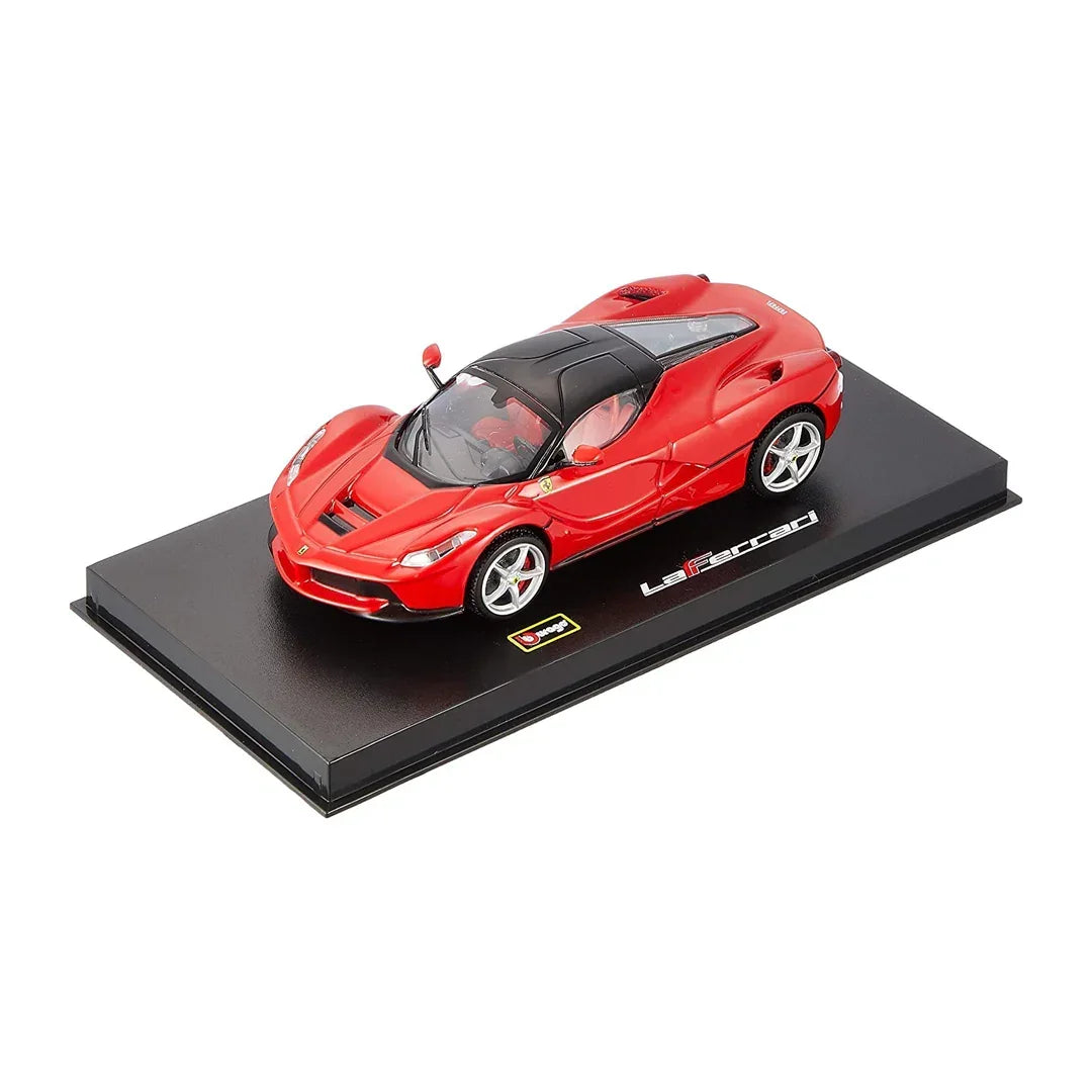 Bburago - 1/43 Scale Model La Ferrari - Signature Series Sports Car Model (Red) Age 14+ - Jaiman Toys