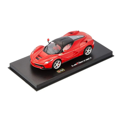 Bburago - 1/43 Scale Model La Ferrari - Signature Series Sports Car Model (Red) Age 14+ - Jaiman Toys