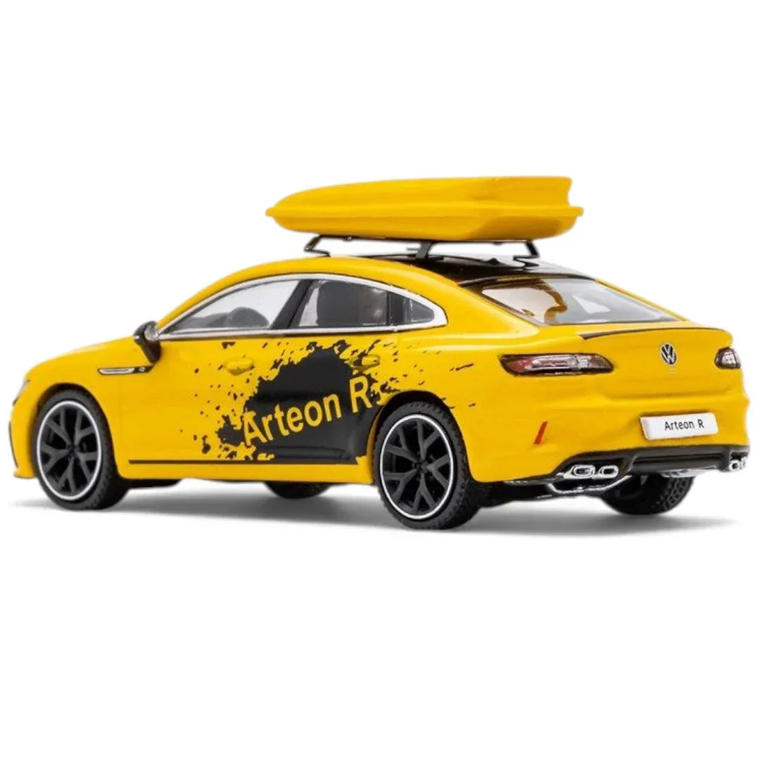GCD 1:64 Volkswagen Arteon R – Yellow CC Coupe Diecast Model Car
