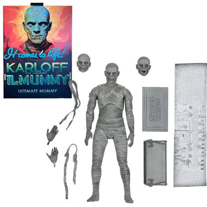 NECA - Universal Monsters - Karloff the Uncanny The Mummy 7” Scale Action Figure - Jaiman Toys