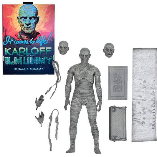 NECA - Universal Monsters - Karloff the Uncanny The Mummy 7” Scale Action Figure - Jaiman Toys