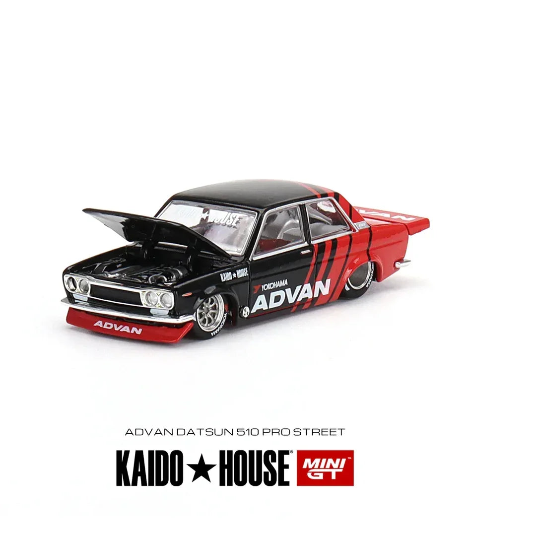 Kaido House + MINIGT 1:64 Datsun 510 Pro Street / Wagon ADVAN (3 Variant) Age 14+ - Jaiman Toys