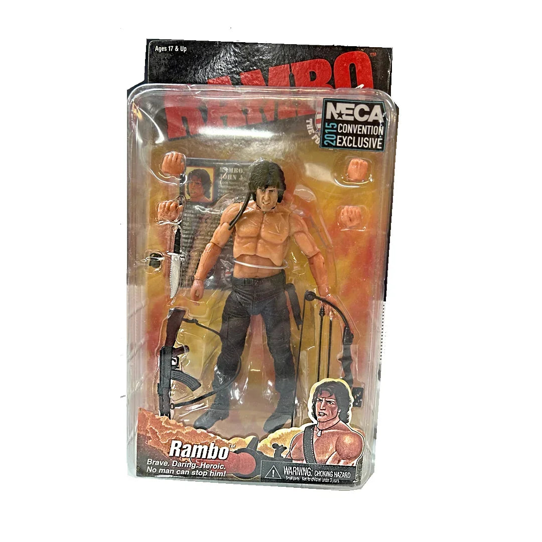 NECA Rambo Action Figure - Brave. Daring. Heroic Age 17+ - Jaiman Toys