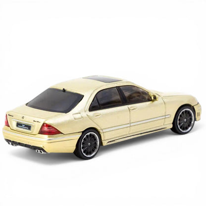Tarmac Works GLOBAL64 1:64 CLDC Mercedes-Benz S-Class Wald Gold Special Edition Diecast Model Car (T64G-072-GO)