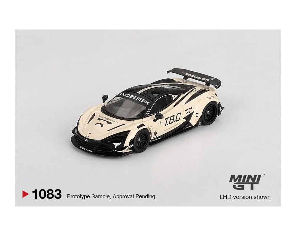 Mini GT 1:64- McLaren 720S LB-Works “The Boring Concept” + Lamborghini Countach LB-WORKS Black | Die-Cast Collectible Set