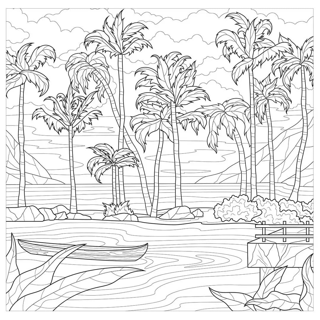 Art Maker Just Beachy Colouring Book - Jaiman Toys