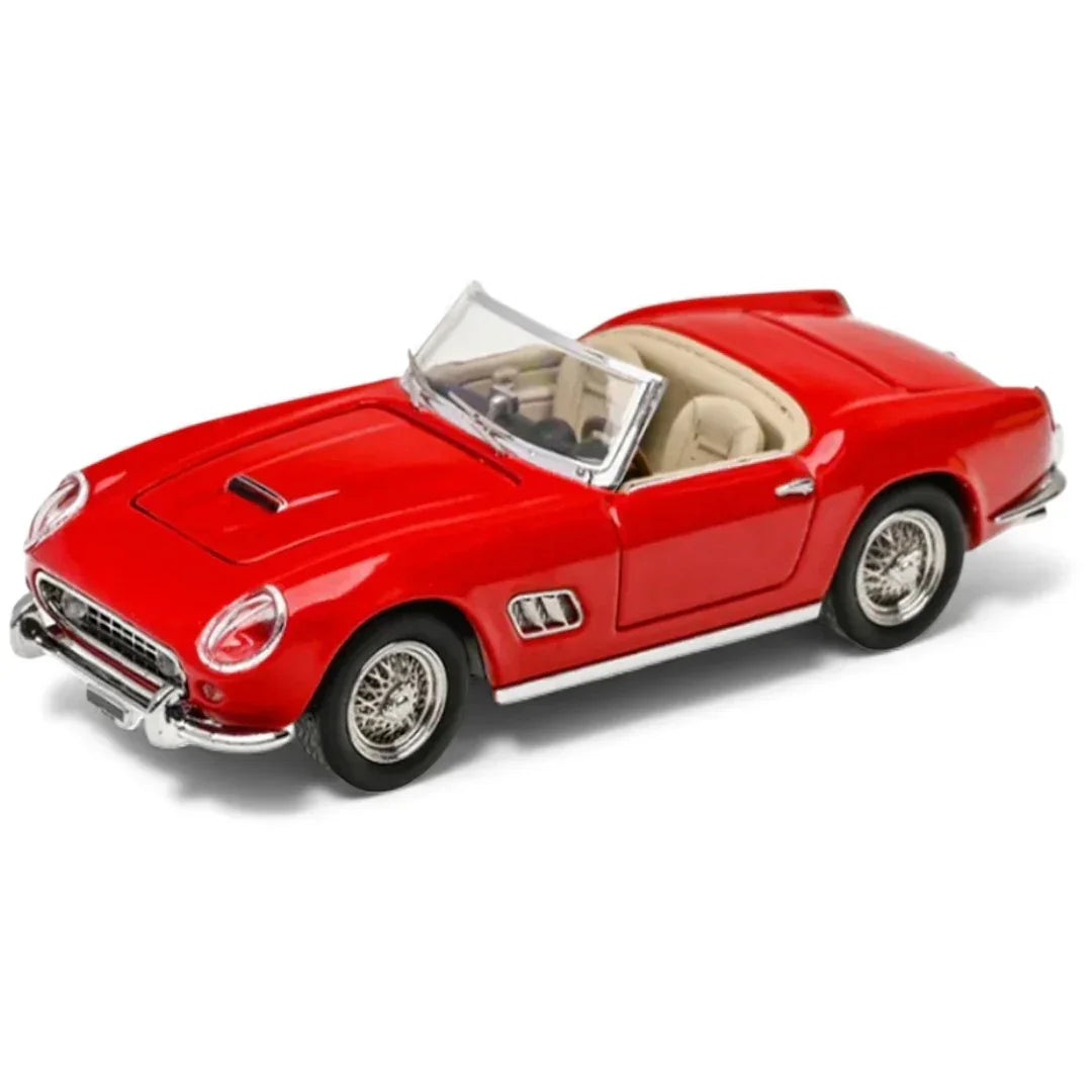 GFCC 1:64 Scale 1960 SWB Ferrari 250GT California Red Miner Convertible Diecast Car Model