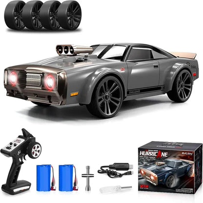 SCY 16303 Hurricane RC Car – 4WD 1/16 Scale High-Speed Drift Racing Car (Silver) | Up to 50 km/h | Electric Remote Control Off-Road Vehicle for Kids & Hobbyists