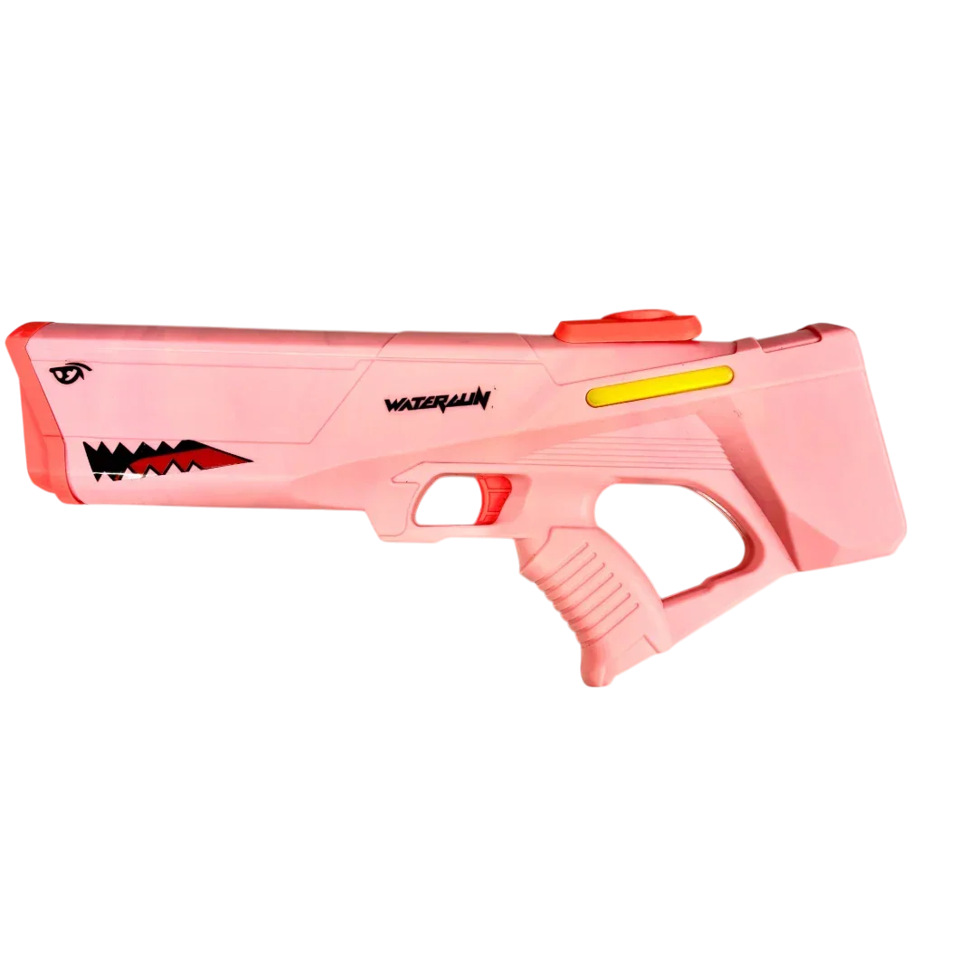 Automatic Electric Water Gun, with Large Capacity, Holi Water Gun with Long Range Pistol for Children (Pink) - Jaiman Toys