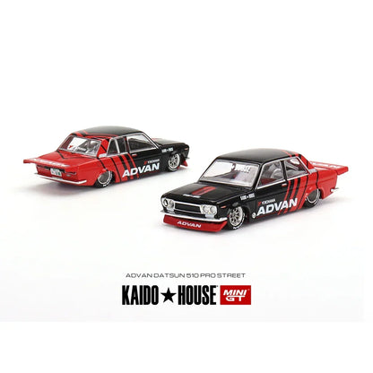 Kaido House + MINIGT 1:64 Datsun 510 Pro Street / Wagon ADVAN (3 Variant) Age 14+ - Jaiman Toys