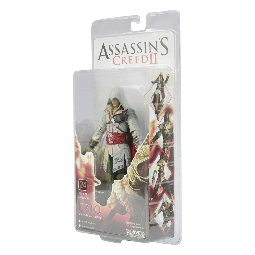 NECA Assassins Creed 2 Series 1 Ezio Action figure (White) - Jaiman Toys