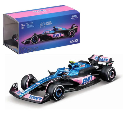 Bburago Signature 1:43 Alpine A523 #10 Pierre Gasly 2023 Diecast Model – Official F1 Team Miniature - Jaiman Toys