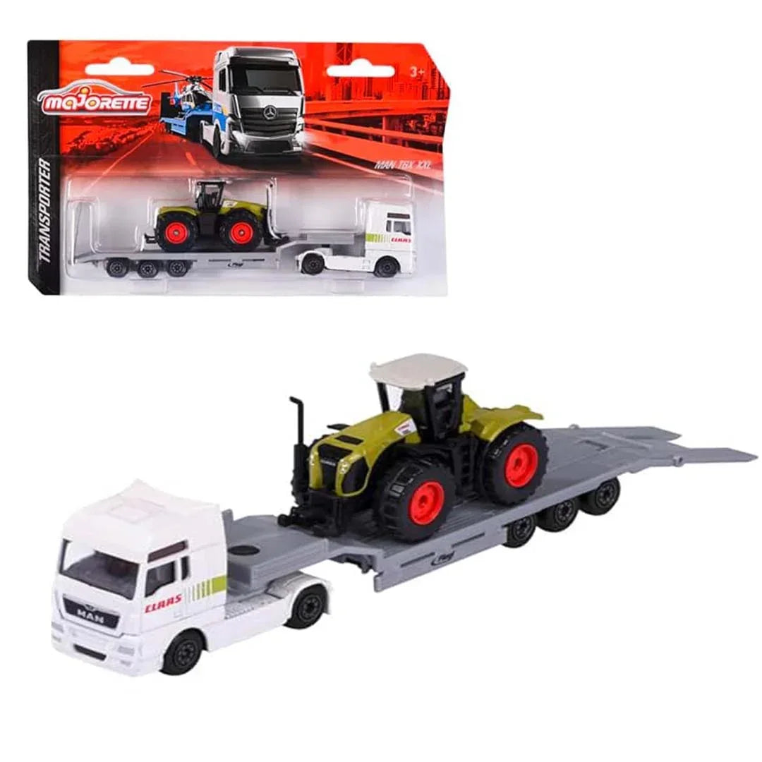 Majorette Transporter Trucks Single Pack – Multicolor Die-Cast Vehicle Set - Jaiman Toys