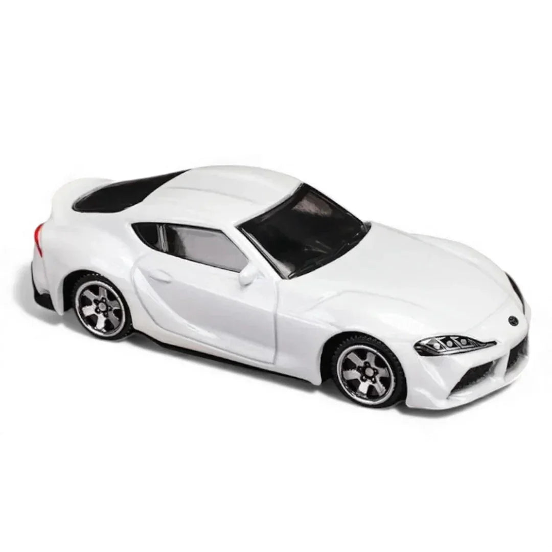 CCA 1:58 Scale Toyota GR Supra Magnetic Series White Die-Cast Model Car