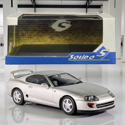 Solido 1:43 Toyota Supra MKIV (MKIV-2JZ) Silver Metallic – Diecast Model Car | S4314002