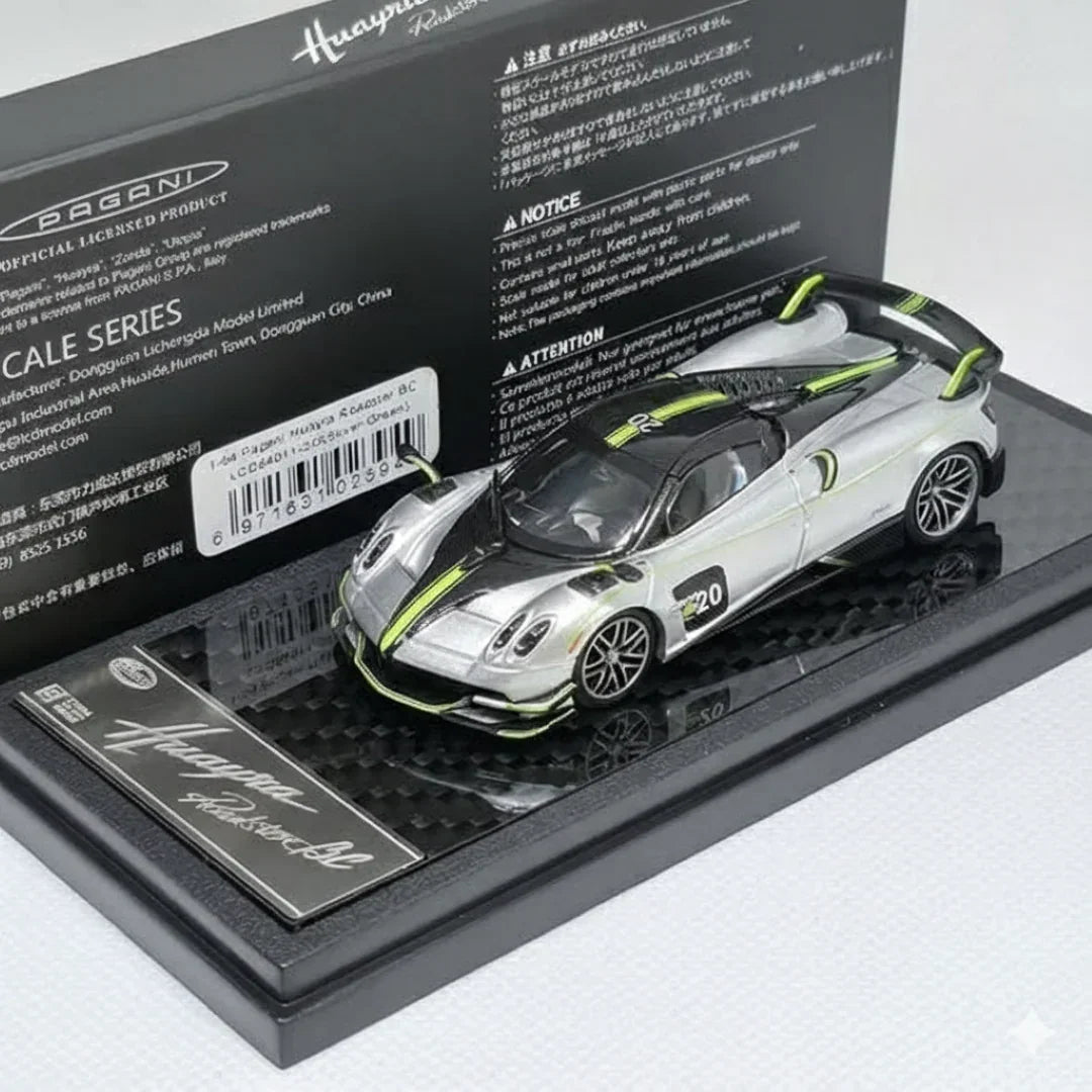 LCD Models 1:64 Pagani Huayra Roadster BC #20 (2024) Die-Cast Supercar – Premium Display Model | 2 Variants