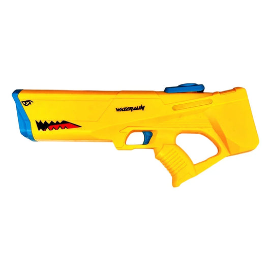 Automatic Electric Water Gun, with Large Capacity, Holi Water Gun with Long Range Pistol for Children (Yellow) - Jaiman Toys