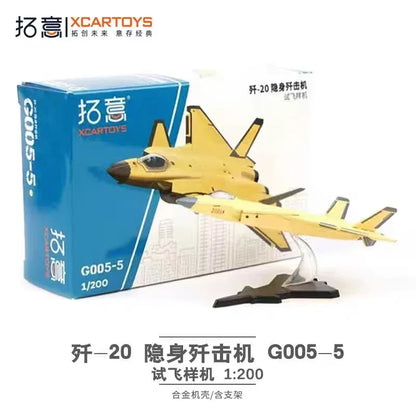 XCARTOYS G005-5 1:200 J-20 J20 Stealth Fighter Diecast Model - Jaiman Toys