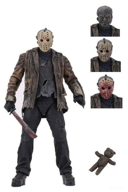 Ultimate Jason Voorhees Action Figure 7 Inch Scale | Freddy vs Jason Collectible Figure with Accessories