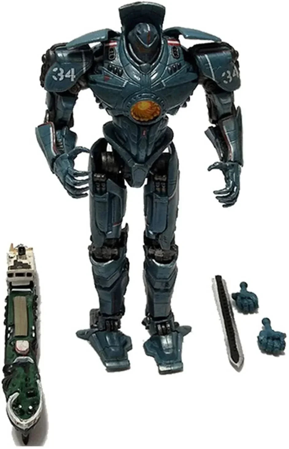 Pacific Rim 7" Deluxe Series 4 Jaeger Gipsy Danger 2.0 Hong Kong Brawl - Jaiman Toys