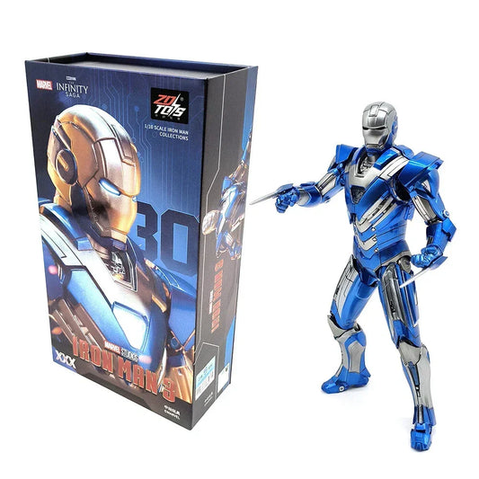 ZD TOYS Iron Man Mark 3 Avengers Marvel Action Figure-7"inches Collectible Figure from the Infinity Saga line -(No light-up function) - Jaiman Toys
